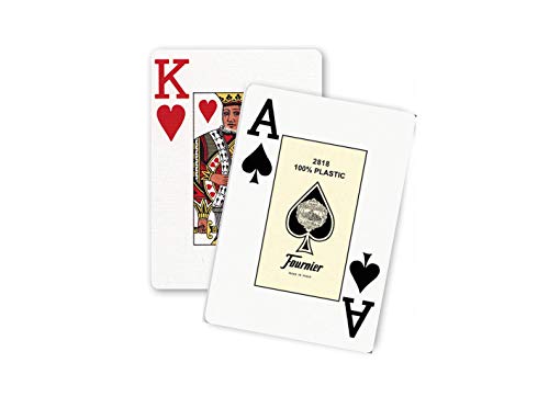 Fournier World Poker Tour Baraja de Cartas Profesional Calidad Casino, colores surtidos, 1 unidad