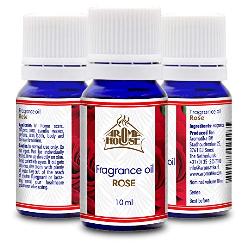 Fragancia Aceite de Rose 10ml - de Canela - para Aroma Lámpara & Difusor - Adecuado Para Hacer Velas & Jabones - Para Ramos Secos & Bolsitas Perfumadas - Productos Para Cuidado Cuerpo & Piel