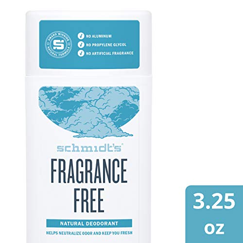 Fragancia-Libre, 3,25 oz (92 g) - Desodorante de Schmidt