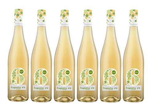 Fragantia 6 - Vino Blanco Baja Graduación V.T. Castilla - 6 Botellas de 750 ml - Total : 4500 ml