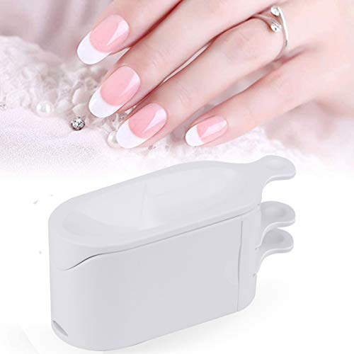 Francés DIP Bandeja de Envase de Inmersión de Uñas Bandejas de Inmersión Contenedor de Uñas de Uñas de Polvos Contenedor para Arte de Uñas y Herramienta de Maquillaje