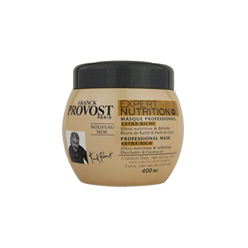 Franck Provost Expert Nutrition+ 400ml - mascarilla para cabello grueso, muy seco o rizado