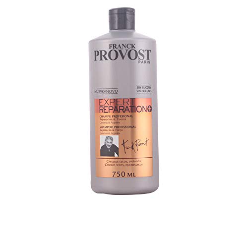 Franck Provost - Expert Reparation+ - Champú profesional para cabellos secos, dañados - 750 ml