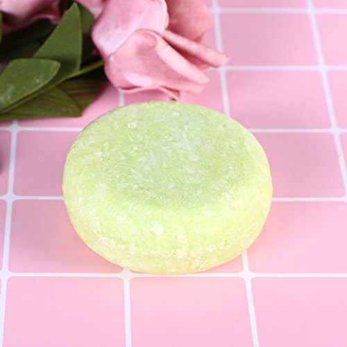 Frcolor Extracto de Oliva Champú Sólido Jabón Natural Artesanal para Pelo Barra de Champú Crecimiento del Cabello para Perdida de Cabello 55g