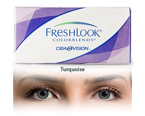 FreshLook Colorblends UV Turquesa Lentes de contacto de color (R: 8.6 / D: 14.5 / +00.75 Dioptrias) Pack 2 unidades