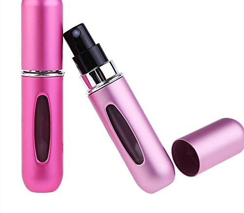 Frmarche 3 botes recargables de perfume (5 ml) para hombre/mujer, mini atomizador de perfume, bomba de perfume en spray