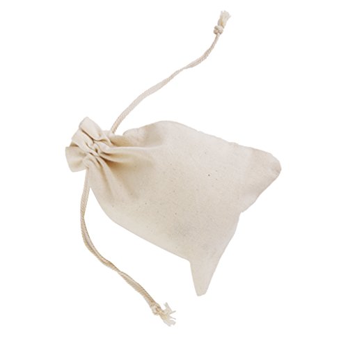 Froomer  - Bolsa de yute de lino con cordón, para regalo de boda, 10 unidades