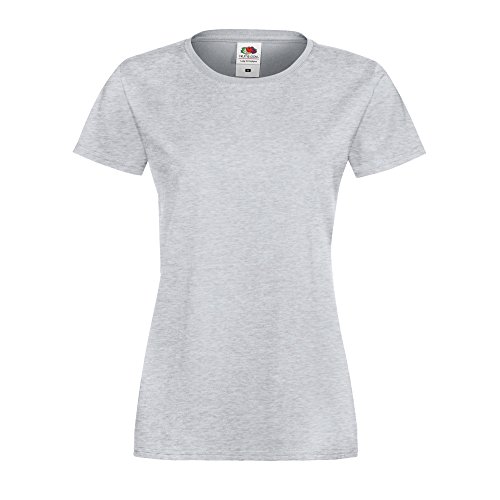 Fruit of the Loom 61414 Womens Short Sleeve Ladies Softspun T-Shirt tee - Kelly Green - Medium