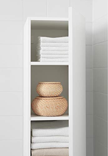 Fryken – Caja con tapa, juego de 3, Mar Hierba Junco Marino