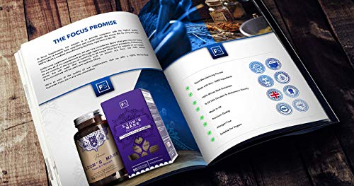 FS Melena de Leon 1000mg por Porcion | Lions Mane Nootropicos | 90 Capsulas Veganas de Alta Potencia | Sin OGM, Gluten o Lacteos