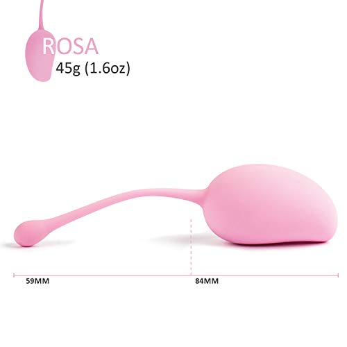 Fuchsi - Pelotas de entrenamiento para el suelo pélvico, diferentes pesos, de silicona médica, para fortalecer la musculatura perineal, cono de entrenamiento, entrenamiento muscular y de suelo pélvico