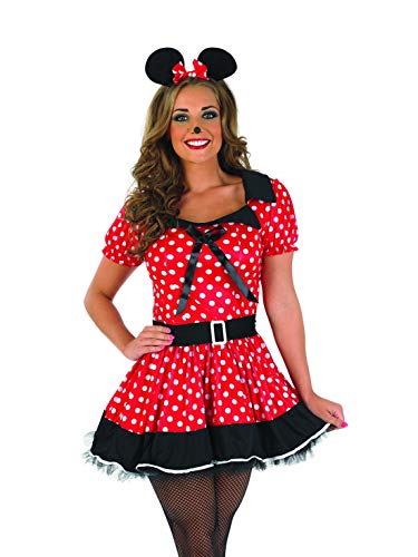 Fun Shack Roja Missy Mouse Disfraz para Mujeres - S