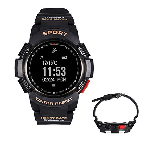 FUNBS Reloj Inteligente Bluetooth, Reloj Deportivo Multifuncional para Exteriores, IP68 Resistente al Agua, Reloj de Pulsera de Escalada, Modo multideportivo, Hermano