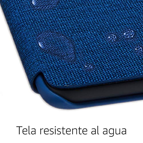 Funda Amazon de tela que protege del agua para Kindle Paperwhite (10.ª generación - modelo de 2018), Azul