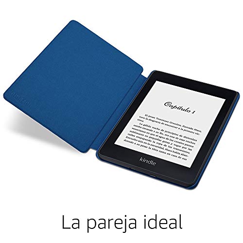 Funda Amazon de tela que protege del agua para Kindle Paperwhite (10.ª generación - modelo de 2018), Azul