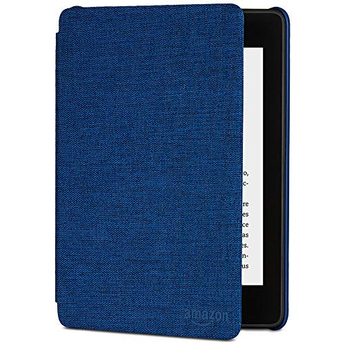 Funda Amazon de tela que protege del agua para Kindle Paperwhite (10.ª generación - modelo de 2018), Azul