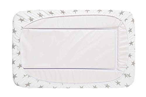 Funda cambiador bebe algodon rizo - 2 fundas para colchoneta cambiador-es bañera-s - 3 tamaños