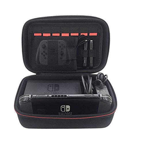 Funda de Almacenamiento Traveler Deluxe para Nintendo Switch, Bolsa de Mensajero rígida y Protectora portátil, Forro Suave para Controlador Switch Pro, Consola, Accesorios