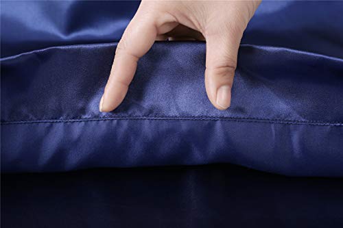 Funda de almohada de cama de seda simulada: funda de almohada de seda para arrugas y cuidado facial para prevenir arrugas, seda sintética de poliéster, 2 piezas de 20x30in / 51x76cm de color caqui