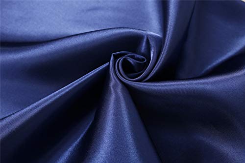 Funda de almohada de cama de seda simulada: funda de almohada de seda para arrugas y cuidado facial para prevenir arrugas, seda sintética de poliéster, 2 piezas de 20x30in / 51x76cm de color caqui