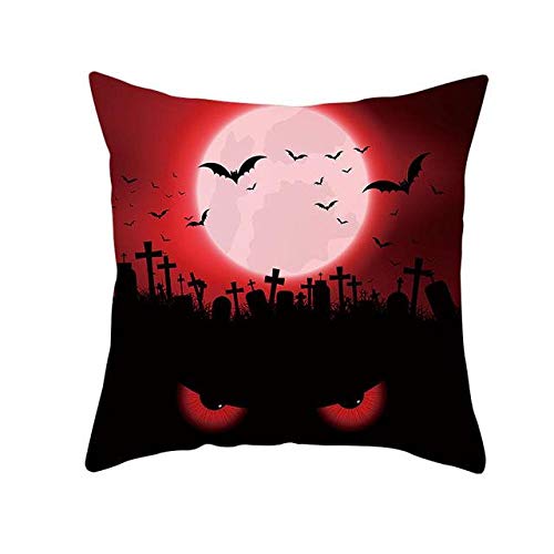 Funda De Cojín Del Diablo De Halloween Truco O Trato De Halloween Funda De Almohada Creativa De Tiro Funda De Almohada De Decoración De Halloween Funda De Cojín Funda de cojín 17.7 x 17.7 pulgadas