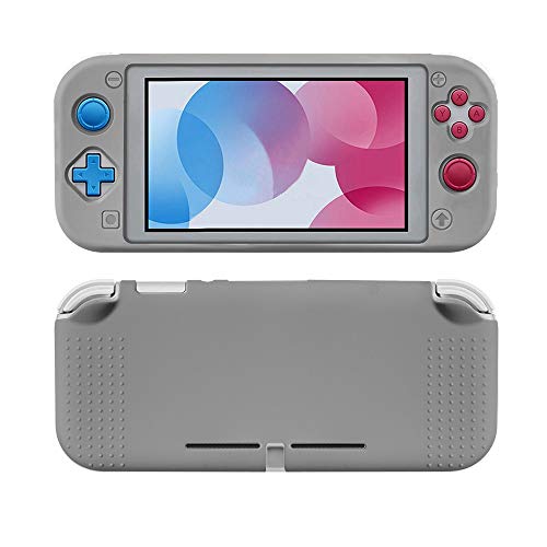 Funda protectora de silicona para Switch Lite, funda de agarre de goma suave, funda de TPU segura para Switch Lite con diseño a prueba de golpes, antideslizante y antiarañazos
