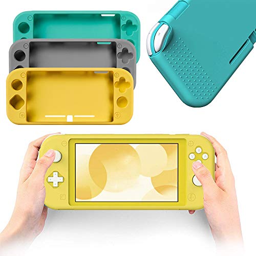 Funda protectora de silicona para Switch Lite, funda de agarre de goma suave, funda de TPU segura para Switch Lite con diseño a prueba de golpes, antideslizante y antiarañazos