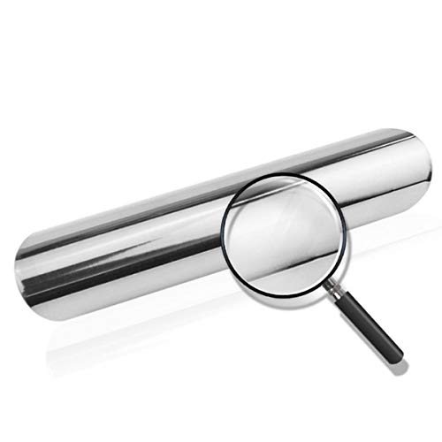 Funhoo - Juego de 16 moldes para repostería (acero inoxidable, 12,5 cm), diseño de tubos de cannoli, color plateado