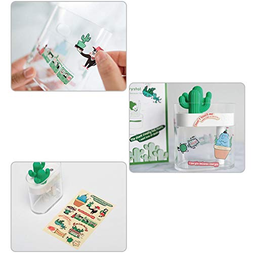 Funihut - Humidificador portátil con USB, humidificador de Cactus con Luces de Colores