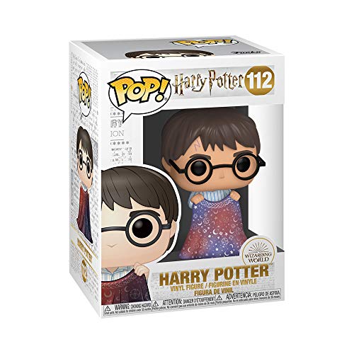 Funko Pop! Harry Potter: Harry Potter - Harry w/Invisibility Cloak, Multicolor, Estándar