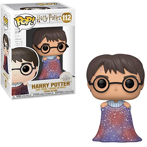 Funko Pop! Harry Potter: Harry Potter - Harry w/Invisibility Cloak, Multicolor, Estándar