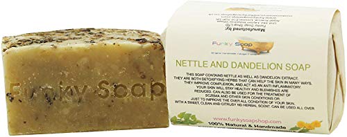 Funky Soap 1 ud. Ortiga Y Dientes de León JABÓN 100% Natural Artesanal Aprox. Aprox.120g