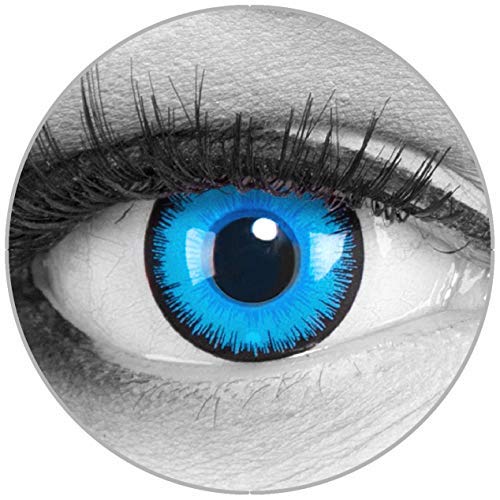 Funnylens Alper - Lentillas de colores suaves sin graduación (2 unidades, incluye estuche)