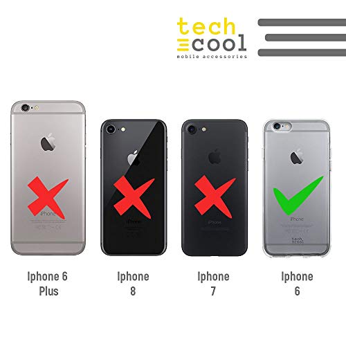 Funnytech® Funda Silicona para iPhone 6 / 6S [Gel Silicona Flexible, Diseño Exclusivo] Profesiones Psicologo Transparente