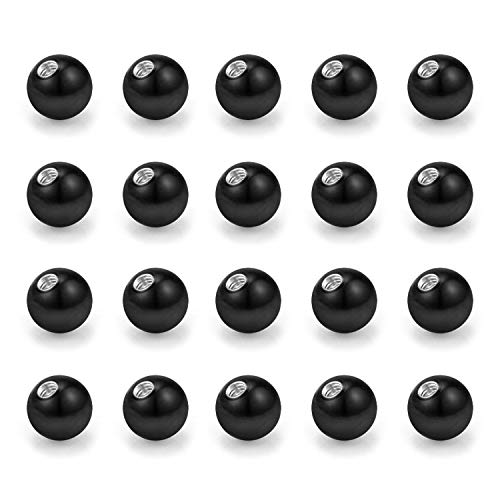 Funseedrr Reemplazo de Bolas de Piercing de Acero Inoxidable 16G (1.2mmx3mm) Joyería Piercing del Cuerpo