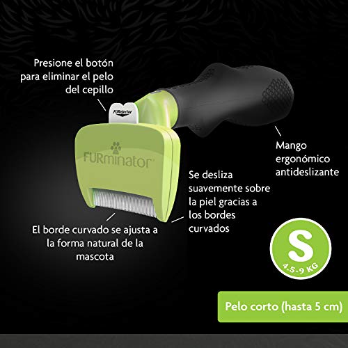 FURminator® Undercoat deShedding Tool para perros pequeños de pelo corto
