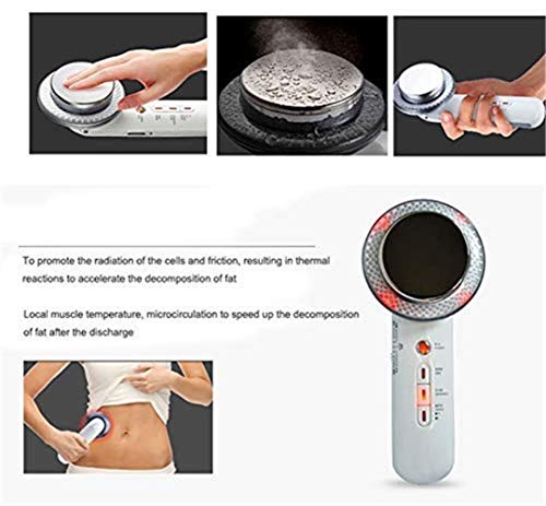 Futursd Máquina para Adelgazar Masajeador para Adelgazar 3-en-1 Dispositivo de Belleza con vibración Multifuncional Grasa Herramientas para el Cuidado Corporal del Cutis Facial