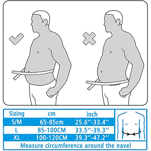 Fyore Cinturón Lumbar Soporte Lumbar Faja Lumbar Hombre y Mujer Regulable Tirador Lumbar Apoyo Inferior Espalda Cinturón Venda para Aliviar El Dolor de Espalda y Prevenir Daños Lumbar Hombre/Mujer M