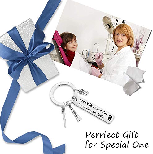 G-Ahora Dentista Llavero Enfermera Llavero Dentista Regalo de jubilación con higienistas dentales Ilumina el Mundo Una Sonrisa a la Vez para Enfermera Dentista