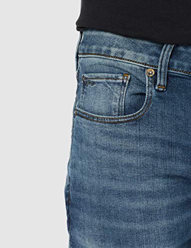 G-STAR RAW 3301 Slim Fit Jeans Vaqueros, Medium Aged 8968-2965, 32W / 32L para Hombre