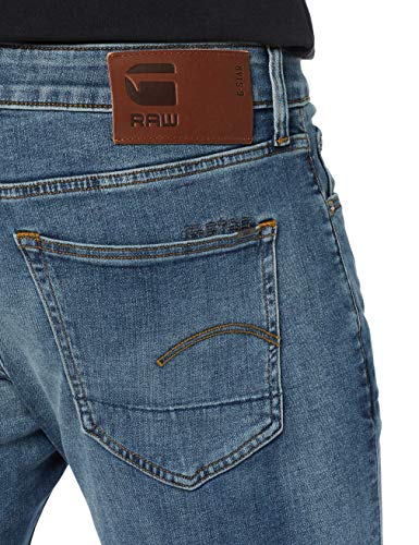 G-STAR RAW 3301 Slim Fit Jeans Vaqueros, Medium Aged 8968-2965, 32W / 32L para Hombre