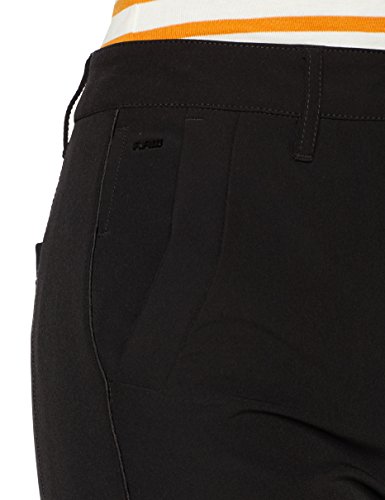G-STAR RAW Bronson High Waist Skinny Piping Chino Pantalones, Negro (dk Black 9285-6484), 28W / 34L para Mujer