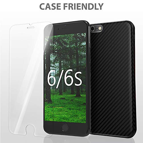 GadFull 2 Piezas HD Protector de Pantalla para iPhone 6 e iPhone 6S | Lámina de Vidrio Templado 3D Suave para Proteger Pantalla Táctil