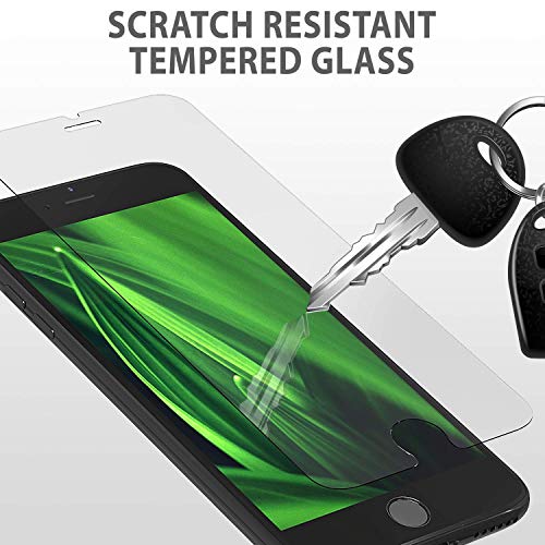 GadFull 2 Piezas HD Protector de Pantalla para iPhone 6 e iPhone 6S | Lámina de Vidrio Templado 3D Suave para Proteger Pantalla Táctil