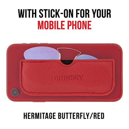 Gafas de Lectura sin Patillas Graduadas Anti-bluelight para Hombre y Mujer. Anti-reflejantes y Anti Luz Azul Flexibles Irrompibles de Bolsillo. Blue +1.5 – HERMITAGE BUTTERFLY