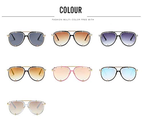 Gafas de Sol Sunglasses Gafas De Sol Hombres Mujeres Envoltura De Metal Anteojos Piloto Sombras Diseñador De La Marca Gafas De Sol Espejo Uv400 1