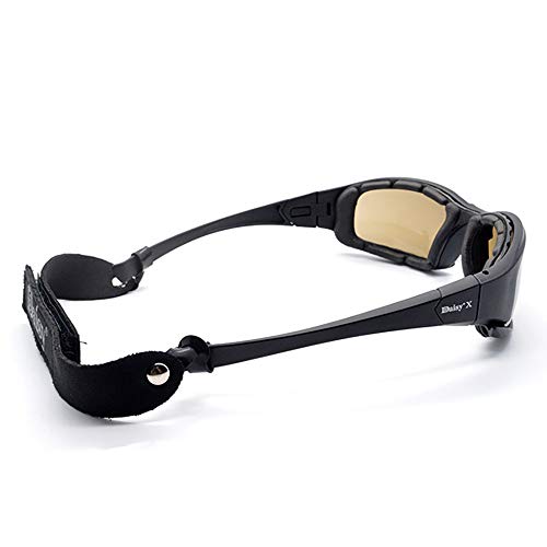 Gafas de sol tácticas polarizadas 4LS para hombre, resistente a impactos de airsoft, ahumadas, para ciclismo o motociclismo, POLARIZED MODEL