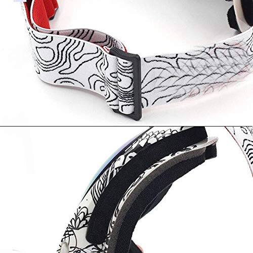 Gafas For Esquiar - Gafas Coloridas, Antiniebla Doble Profesional, Equipo For Actividades Al Aire Libre, Montañismo/Actividades Al Aire Libre/For Montar, Universal For Adultos De Niños Y Niñas