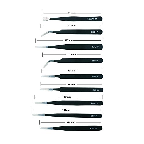 Gafas Lupa de 2 Luces LED Lupa de Cabeza con 5 Lentes Intercambiables de Gran Aumento y 9 Pinzas de Precisión para Coser, Relojero, Reparaciones, Soldadura, Móvil, Artesanía