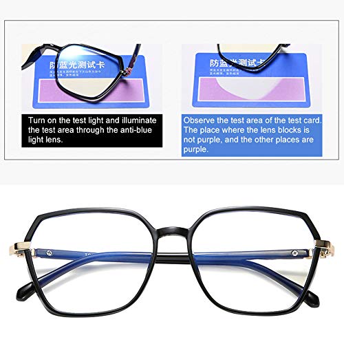 Gafas Luz Azul, Gafas Antifatiga, Gafas Anti-luz Azul, Gafas de Ordenador, Blue Light Blocking Glasses, Gafas de Pantalla, Gafas para Ordenador Gaming PC para Hombre Mujer